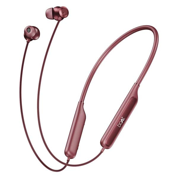 boAt Rockerz 210 ANC 30dB Active Noise Cancellation Active Noise Cancellation Neckband (Ruby Red) – TechCure India