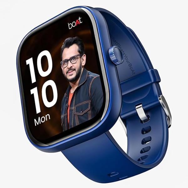 boAt Wave Sigma w/ 2.01″ (5.1 cm) HD Display Smart Watch (Cool Blue) – TechCure India