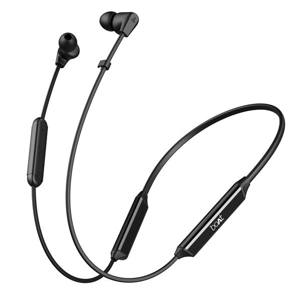 Boat Rockerz Trinity in Ear Earphones with 150H Playtime, Crystal Bionic Sound Powered by HiFi, Signature Sound, Beast™ Mode, ENx™ Tech, ASAP™ Charge,IPX5,Dual Pairing (Cosmic Black) – TechCure India