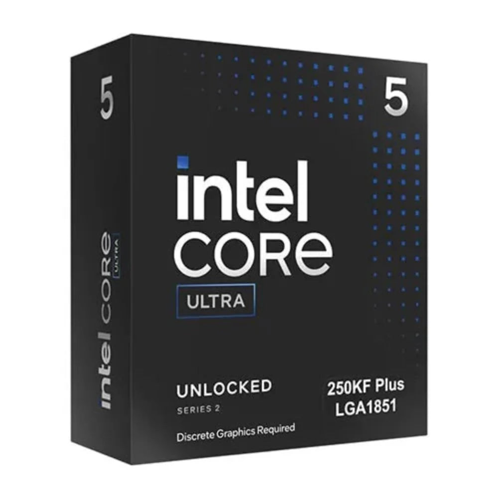 INTEL Core Ultra 5 250KF Plus Processor ( 5.3 GHz / 18 Core / 18 Threads ) – TechCure India