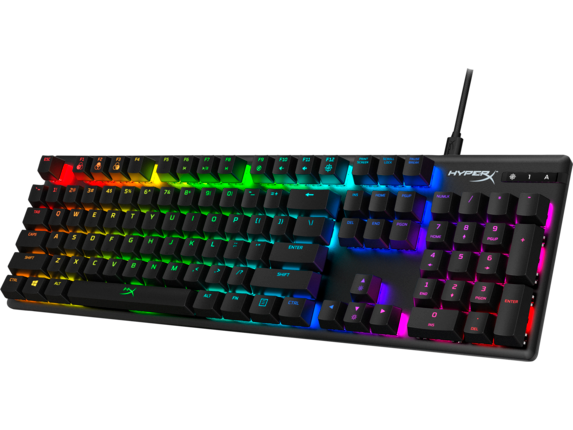 HYPERX Alloy Origins Full Size RGB Mechanical Gaming Keyboard (HyperX Aqua Switch) - 3