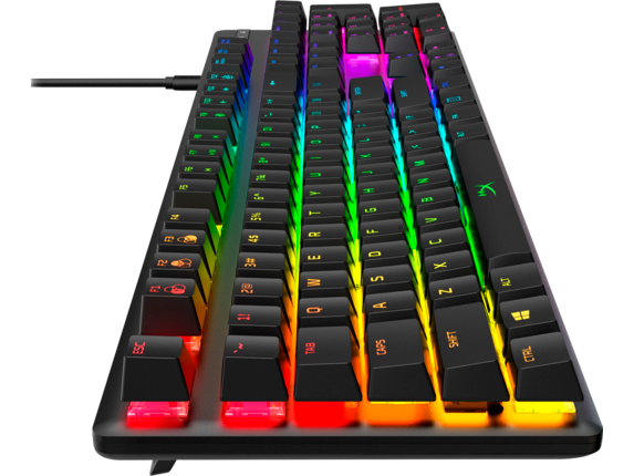 HYPERX Alloy Origins Full Size RGB Mechanical Gaming Keyboard (HyperX Aqua Switch) - 5