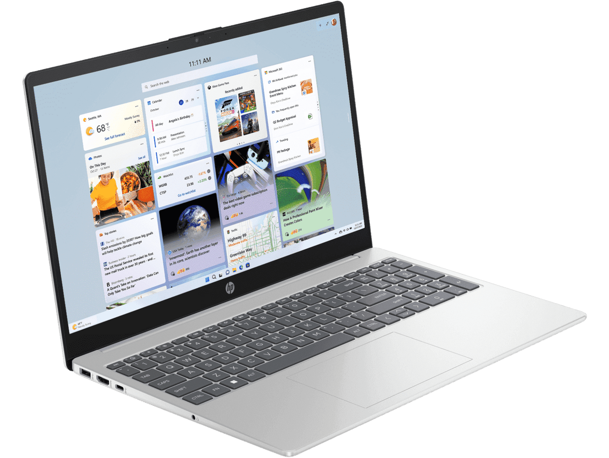 HP 15 FC0690AU [R5-7520U/16GB/512GB SSD/WIN11 HOME+MS24/15.6"/INTEGRATED GRAPHICS/1 YEAR(S)/SLIVER] – TechCure India