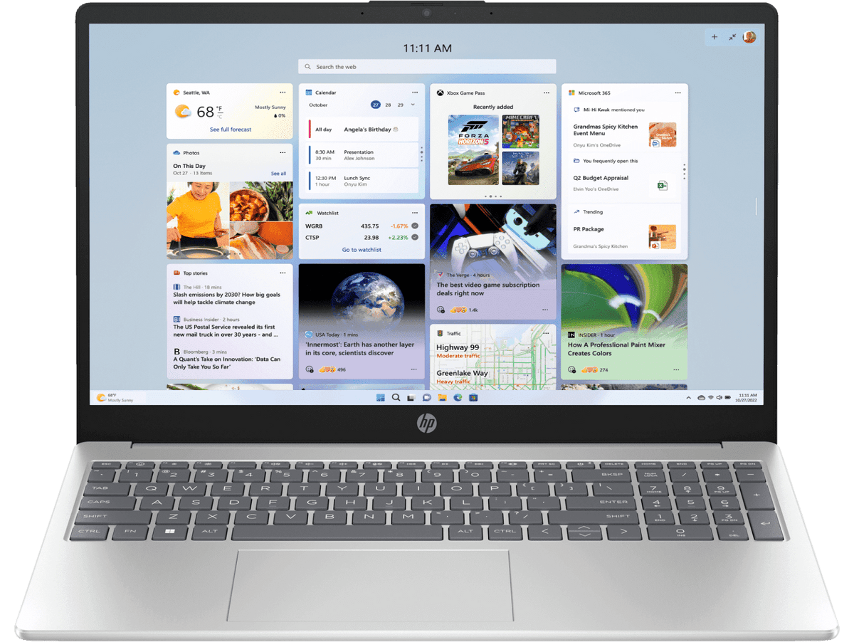 HP 15 FD0624TU [CI3-1315U/8GB/512GB SSD/WIN11 HOME+MS24/15.6"/INTEGRATED GRAPHICS/1 YEAR(S)/SILVER] – TechCure India
