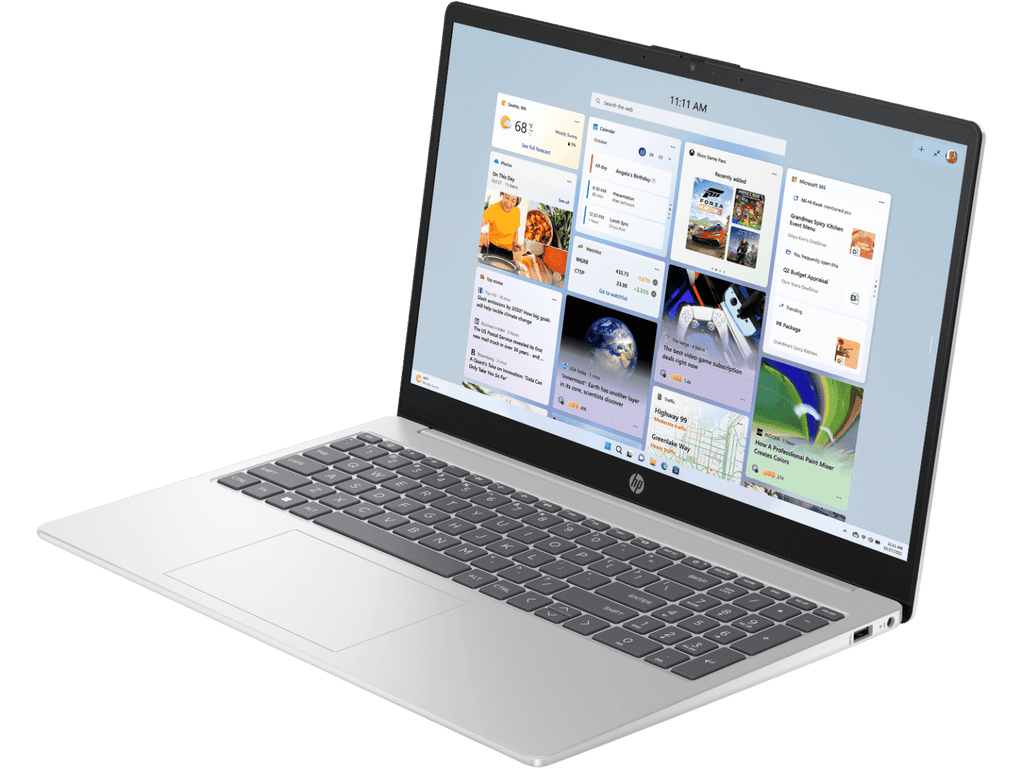 HP 15 FD0624TU [CI3-1315U/8GB/512GB SSD/WIN11 HOME+MS24/15.6"/INTEGRATED GRAPHICS/1 YEAR(S)/SILVER] – TechCure India