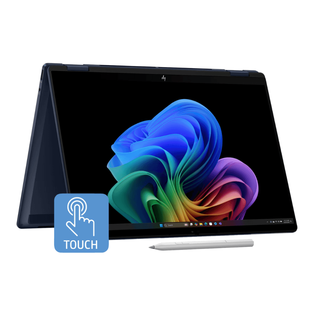 HP Omnibook X Flip 14-FM0100TU, Intel Core Ultra 7-256V, 16GB RAM, 1TB SSD, Intel Arc Graphics, 14 inch OLED 3K Resolution, Tilt Pen, Windows 11 Home, MS Office 2024, Blue – TechCure India