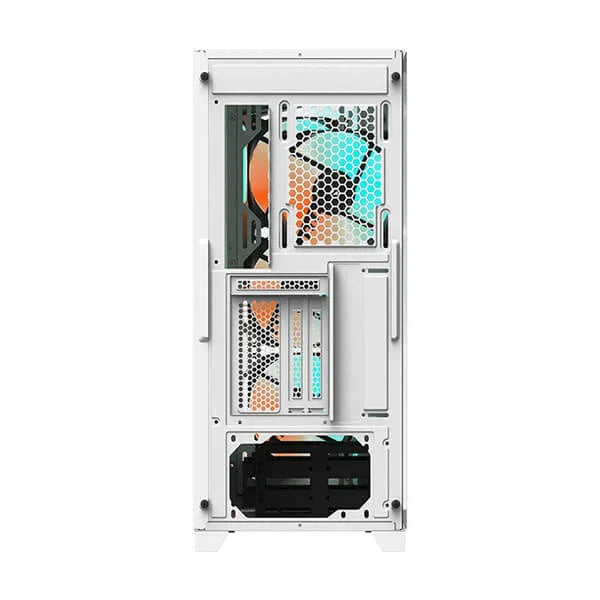 GIGABYTE C301 Glass ARGB EATX Mid Tower Cabinet (White) - 4