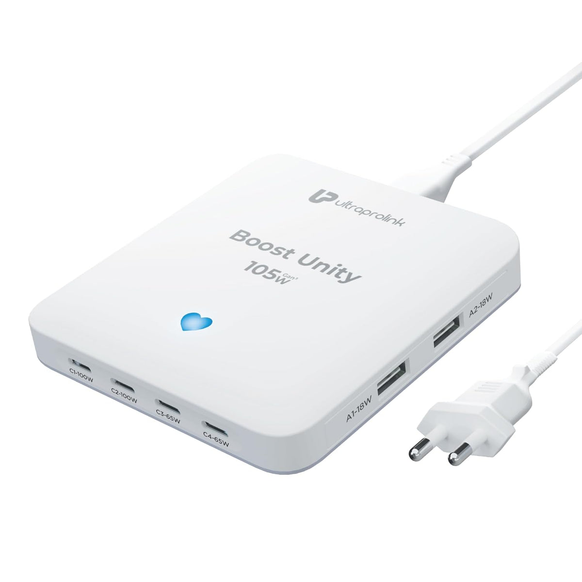 UltraProlink Boost Unity 105W GaN 5 Charger – TechCure India
