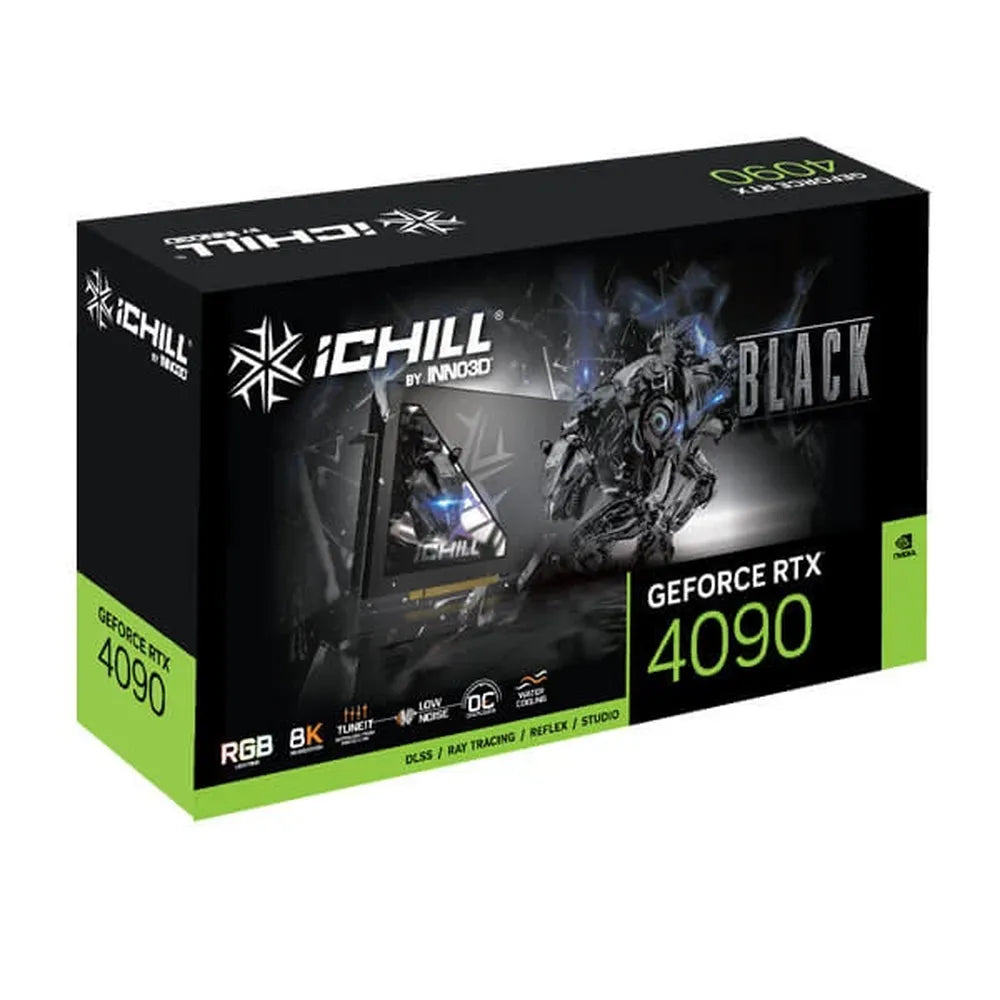 INNO3D GeForce RTX 4090 IChill Black 24GB Nvidia Graphic Card - 3