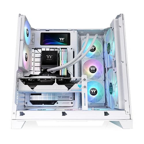 Thermaltake View 390 Air ARGB Snow White ATX Mid Tower Case – TechCure India