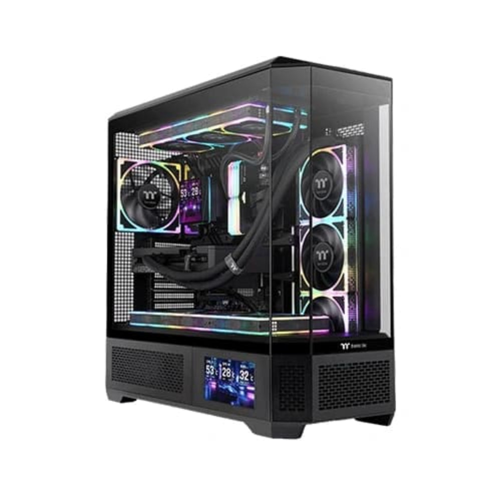 THERMALTAKE View 600 TG ARGB EATX Full Tower Cabinet (Black) – TechCure India