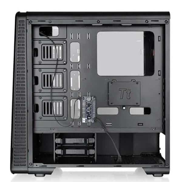 THERMALTAKE View 28 RGB Riing Edition ATX Mid Tower Cabinet (Black) - 6