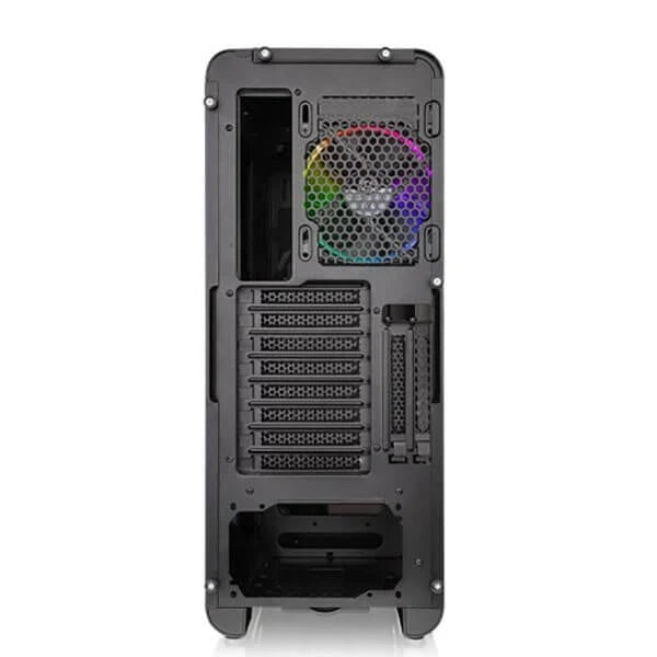 THERMALTAKE View 28 RGB Riing Edition ATX Mid Tower Cabinet (Black) - 4