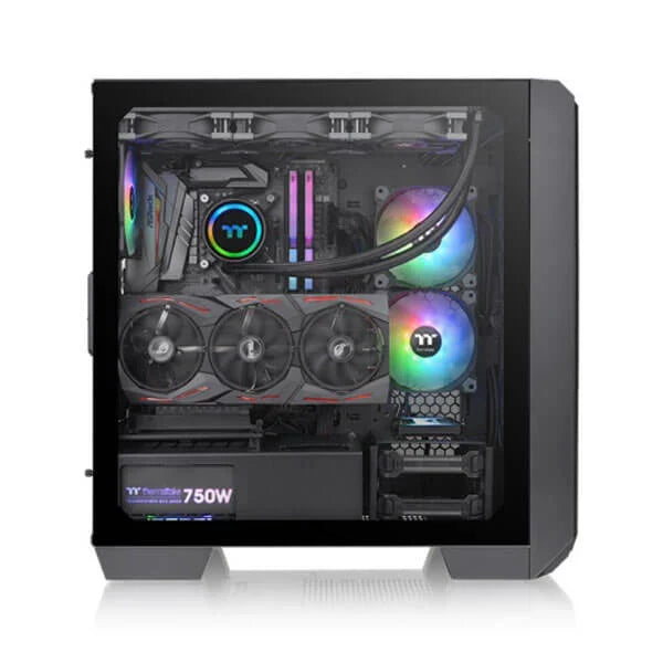 THERMALTAKE View 300 MX ARGB EATX Mid Tower Cabinet (Black) - 2