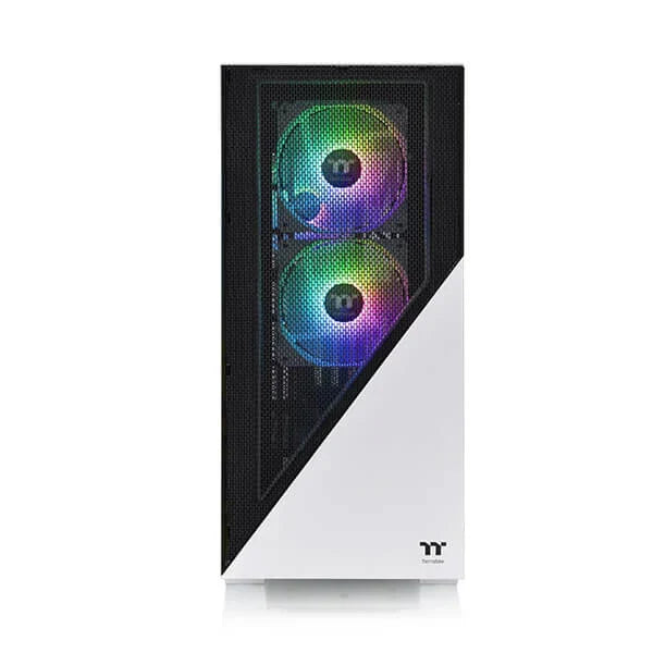 THERMALTAKE Divider 370 Snow ARGB EATX Mid Tower Cabinet (White) - 3