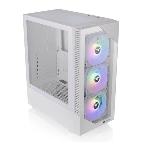 THERMALTAKE View 200 ARGB ATX Snow Mid Tower Cabinet (White) - 2