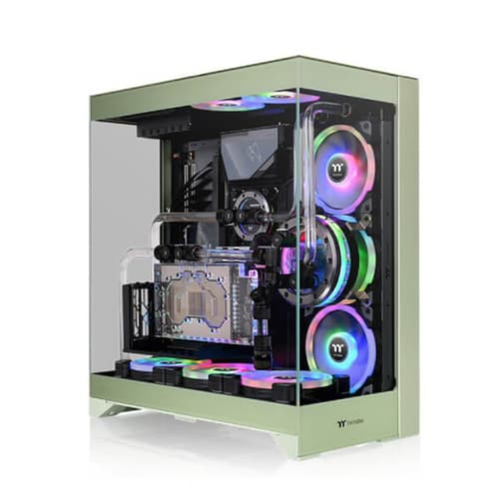 THERMALTEKE CTE E550 EATX Mid Tower Cabinet ( Green )
