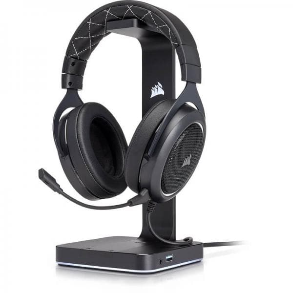 CORSAIR HS60 3.5mm Wired7.1 Surround Gaming Headphone With Mic ( Black ) ( PC/Mobile/Mac/Xbox ) - 5