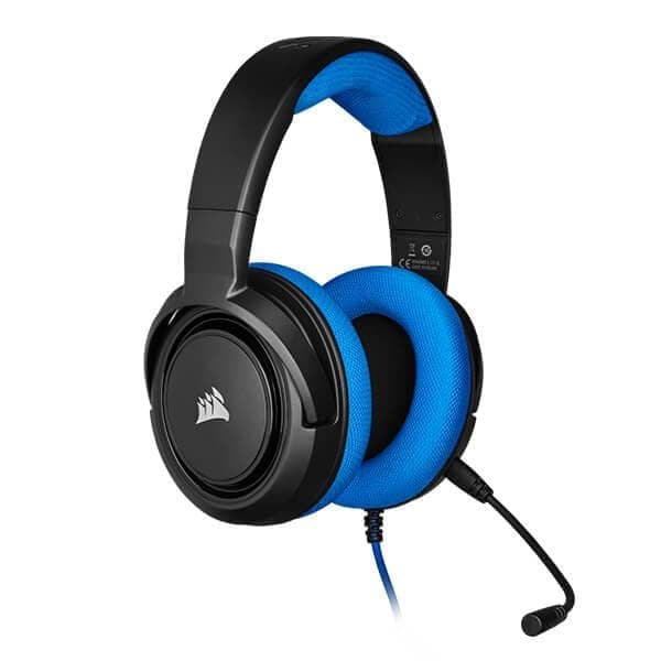 CORSAIR HS35 Wired Stereo Gaming Headphone With Mic ( Blue ) ( PC/Mobile/Mac/Xbox ) - 2