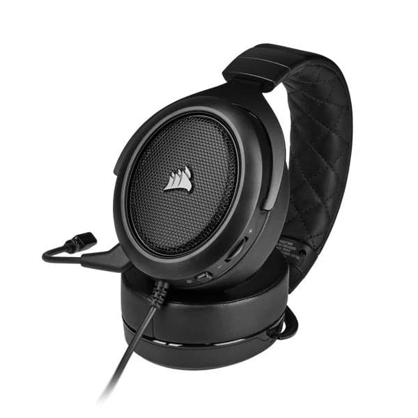 CORSAIR HS50 3.5mm Wired Stereo Gaming Headphone With Mic ( Carbon ) ( PC/Mobile/Mac/Xbox ) - 6