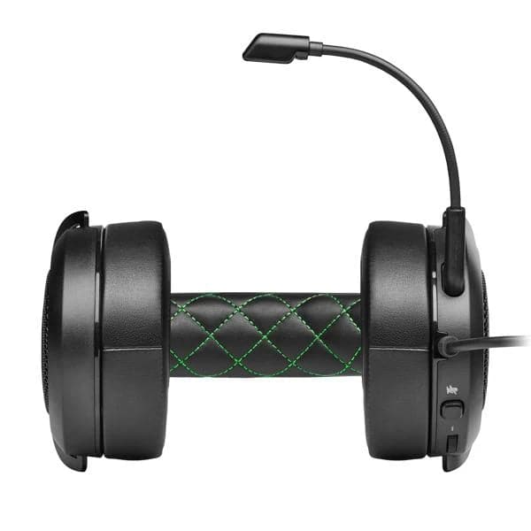 CORSAIR HS50 3.5mm Wired Stereo Gaming Headphone With Mic ( Green ) ( PC/Mobile/Mac/Xbox ) - 5