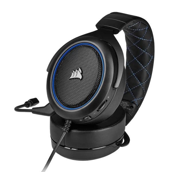 CORSAIR HS50 3.5mm Wired Stereo Gaming Headphone With Mic ( Blue ) ( PC/Mobile/Mac/Xbox ) - 6
