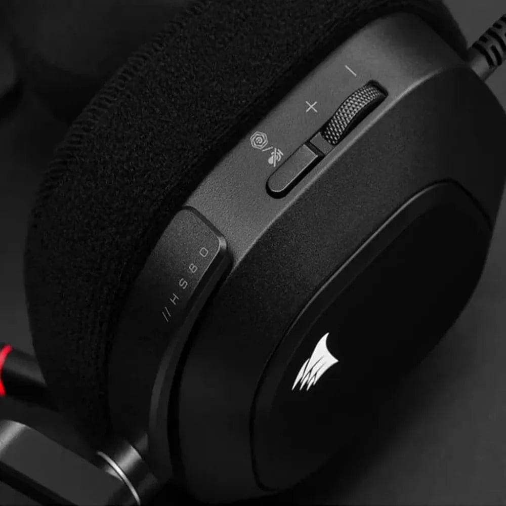 CORSAIR HS80 RGB USB 7.1 Surround Gaming Headphone With Mic ( Black ) ( PC/Mobile/PS ) - 6