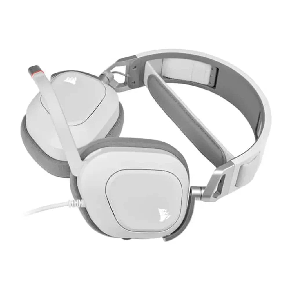 CORSAIR HS80 RGB USB 7.1 Surround Gaming Headphone With Mic ( White ) ( PC ) - 4