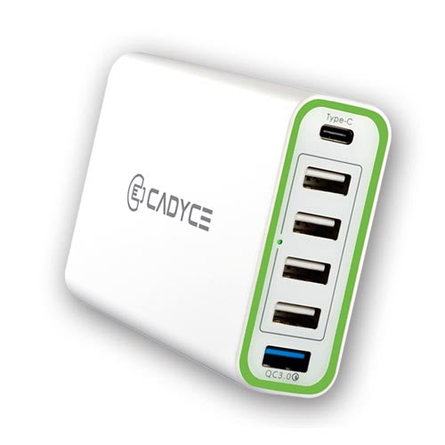 Cadyce 60W 6 Port-USB Wall Charge CA-6UCWC – TechCure India