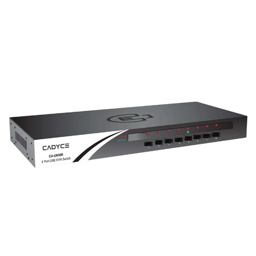 Cadyce 8-Port USB KVM Switch CA-UK800 – TechCure India