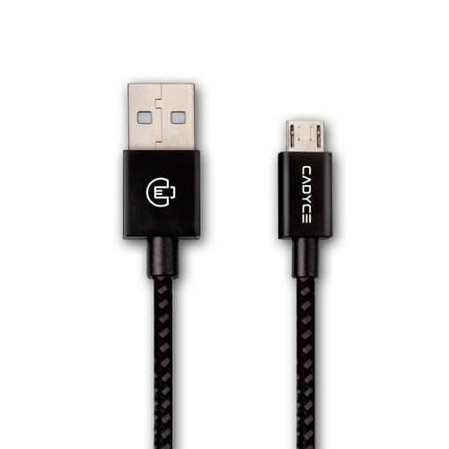 Cadyce CADMiUM USB to Micro-USB Braided Cable Black CA-UMICROB – TechCure India