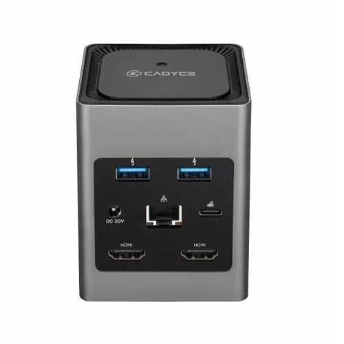 Cadyce USB-C Dual HDMI Cube Docking Station CA-2HDQD – TechCure India
