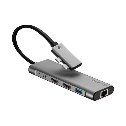 Cadyce USB C Dual HDMI Docking Station CA-2CHD2 – TechCure India