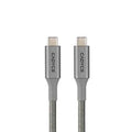 Cadyce USB-C Sync & Charge Cable 1M White metallic silver connectors. CA-C2C – TechCure India