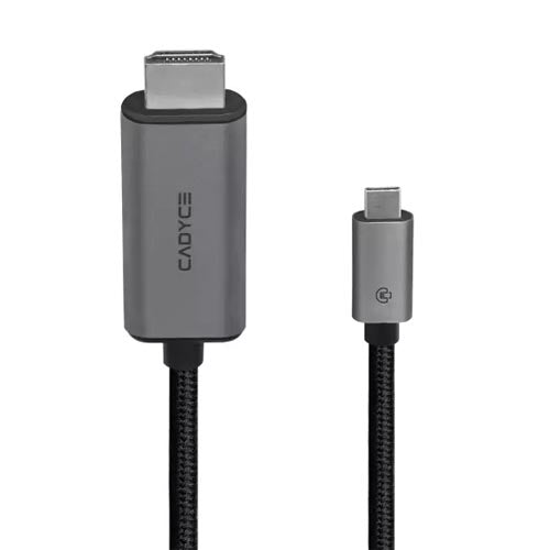Cadyce USB-C to HDMI (8K) Cable with Audio (2m) (CA-C8KHDC) – TechCure India