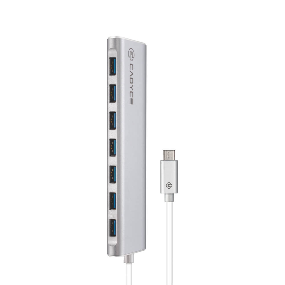 Cadyce USB-C to USB 3.0 7 Port Hub CA-C7H – TechCure India