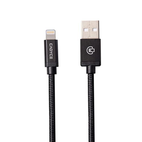 Cadyce USB to Lightning Cable – Black (1mts) CA-ULC1B – TechCure India