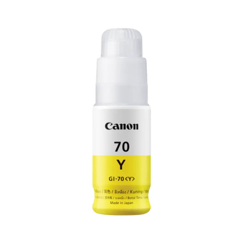 Canon 70 Ink Bottle - Yellow – TechCure India