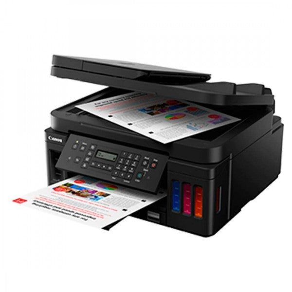 Canon PIXMA MegaTank G7070 All-in-One Wireless Ink Tank Color Printer with Network, FAX and ADF (Black) – TechCure India