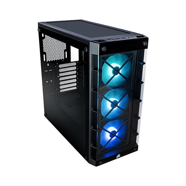 CORSAIR iCUE 465X RGB ATX Mid Tower Cabinet with SP120 RGB Fans (Black) - 2