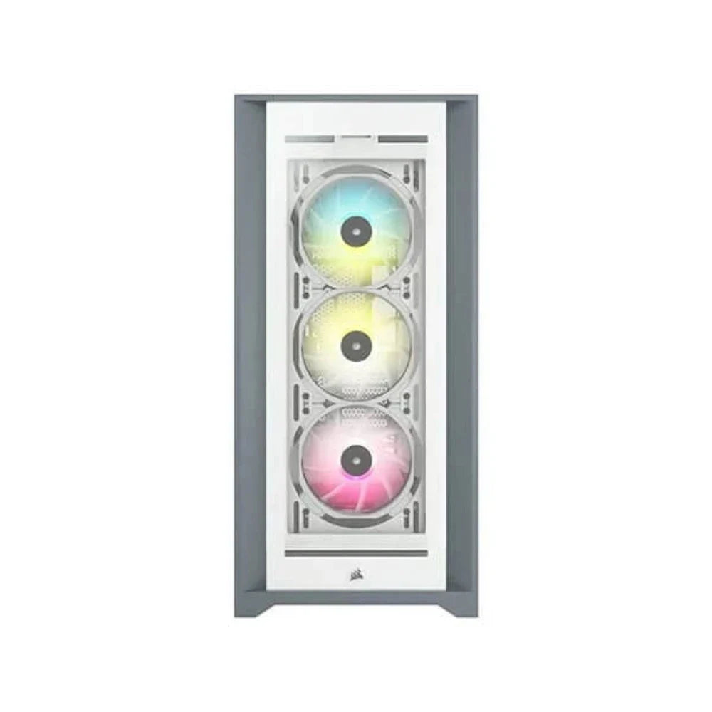 CORSAIR iCUE 5000X RGB ATX Mid Tower Cabinet (White) - 2