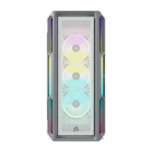 CORSAIR iCUE 5000T RGB EATX Mid Tower Cabinet (White) - 5