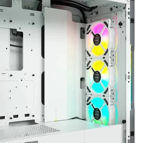 CORSAIR iCUE 5000T RGB EATX Mid Tower Cabinet (White) - 6