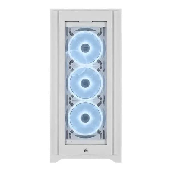 CORSAIR iCUE 5000X RGB QL Edition EATX Mid Tower Cabinet (White) - 3