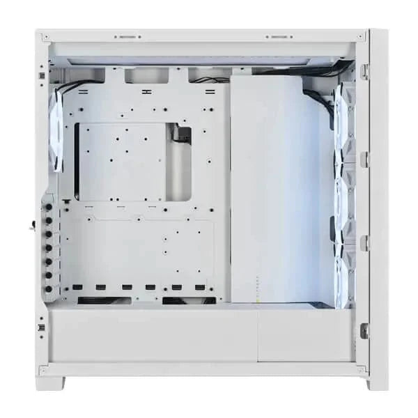 CORSAIR iCUE 5000X RGB QL Edition EATX Mid Tower Cabinet (White) - 2