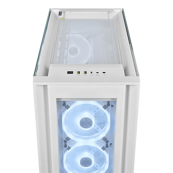 Corsair ICUE 5000X RGB QL Edition Cabinet (White) – TechCure India