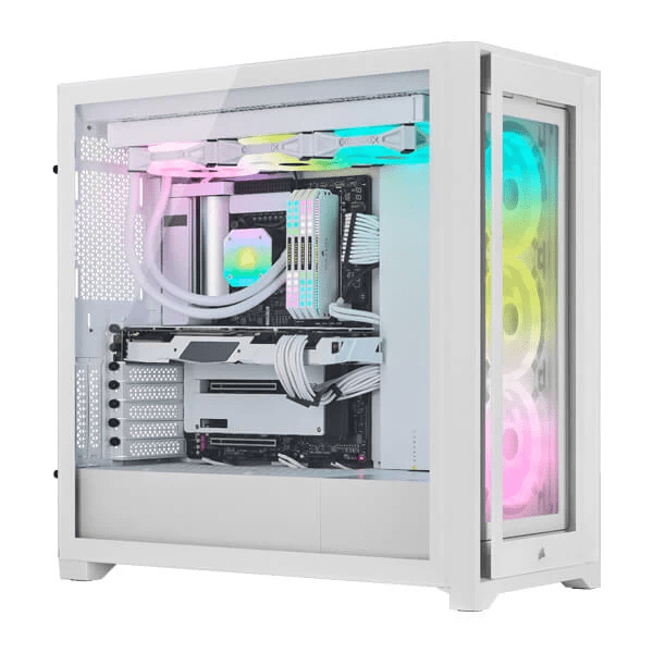 Corsair ICUE 5000X RGB QL Edition Cabinet (White) – TechCure India