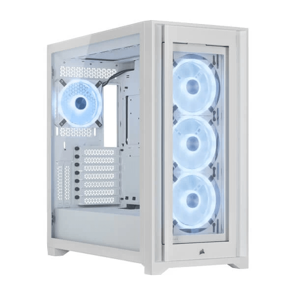 Corsair ICUE 5000X RGB QL Edition Cabinet (White) – TechCure India
