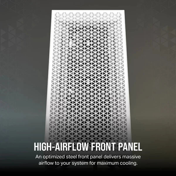 CORSAIR 3000D Airflow ATX Mid Tower Cabinet (White) - 5