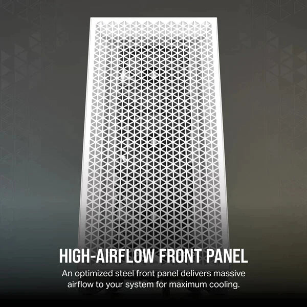 CORSAIR 3000D SI Edition ATX Mid Tower Cabinet (White) Without Fans - 5